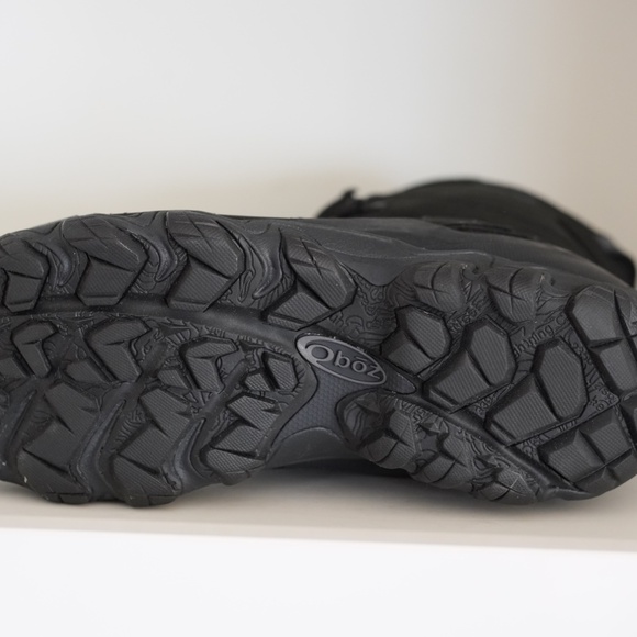 Oboz Bridger 10" Insulated Winter Snow B-Dry Waterproof Black Boots Men 10 - Picture 4 of 4